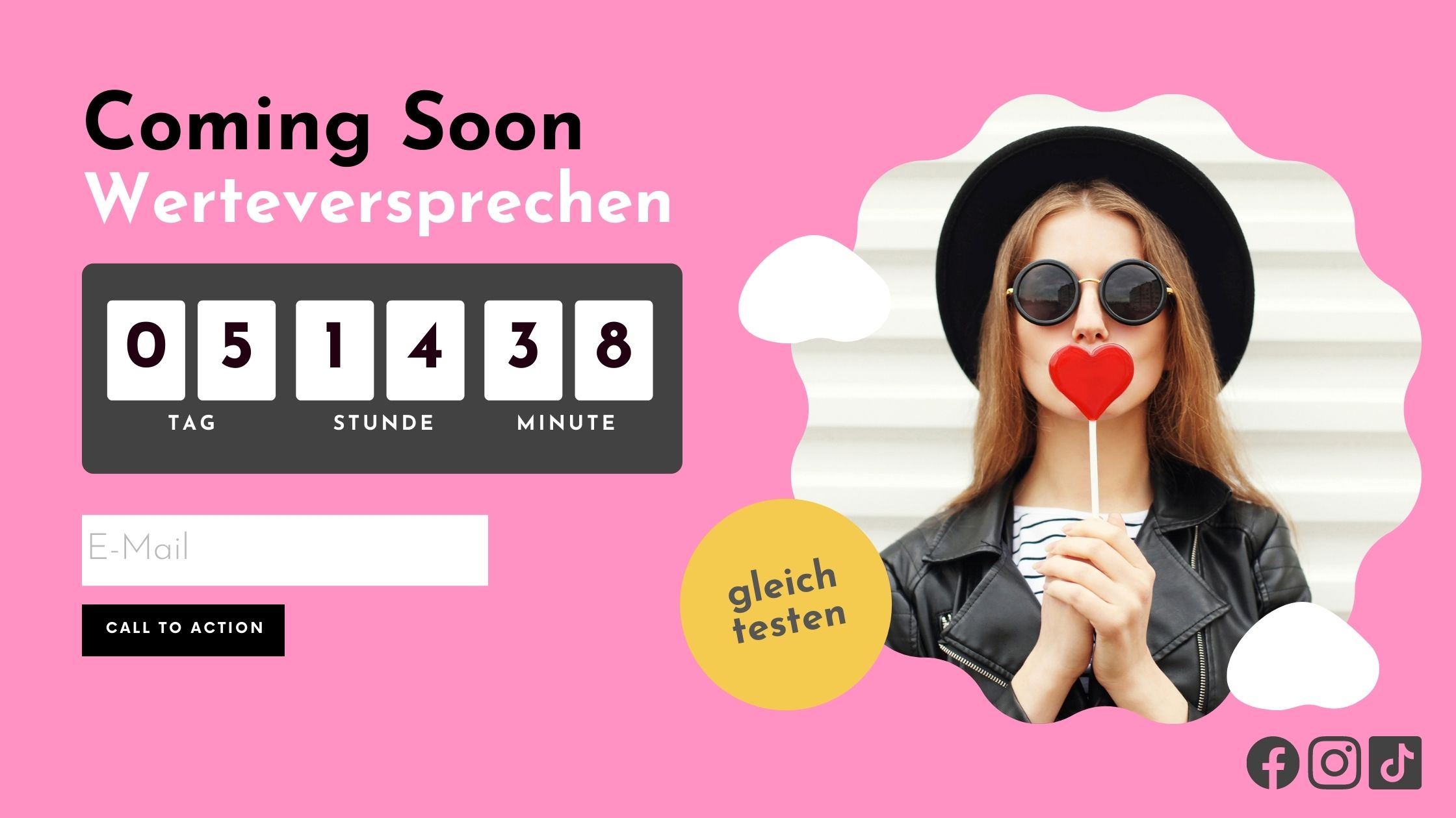 Aufbau Coming-Soon-Seite